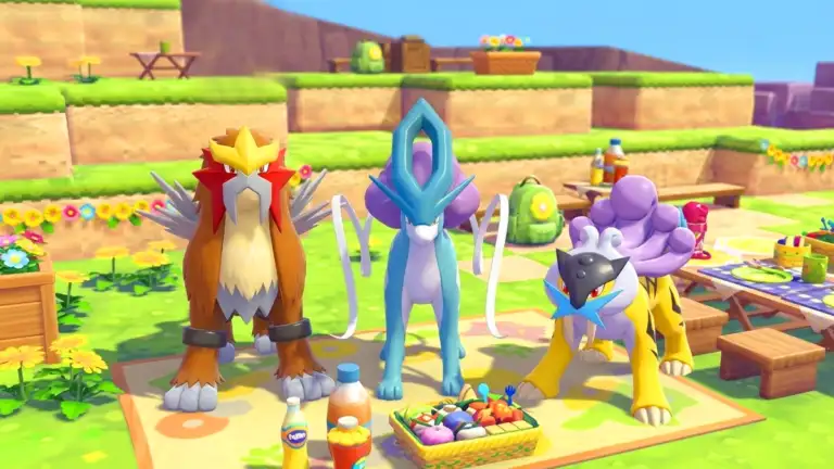 Dónde encontrar a Entei, Suicune y Raikou en Pokémon Pokopia