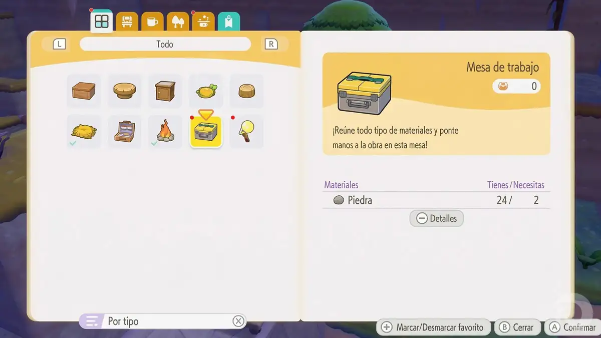 El truco de la Caja de almacenamiento en Pokémon Pokopia
