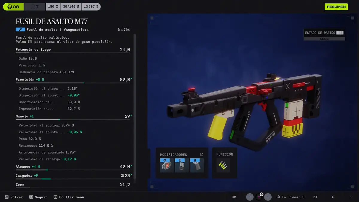 Fusil de Asalto M77 Marathon