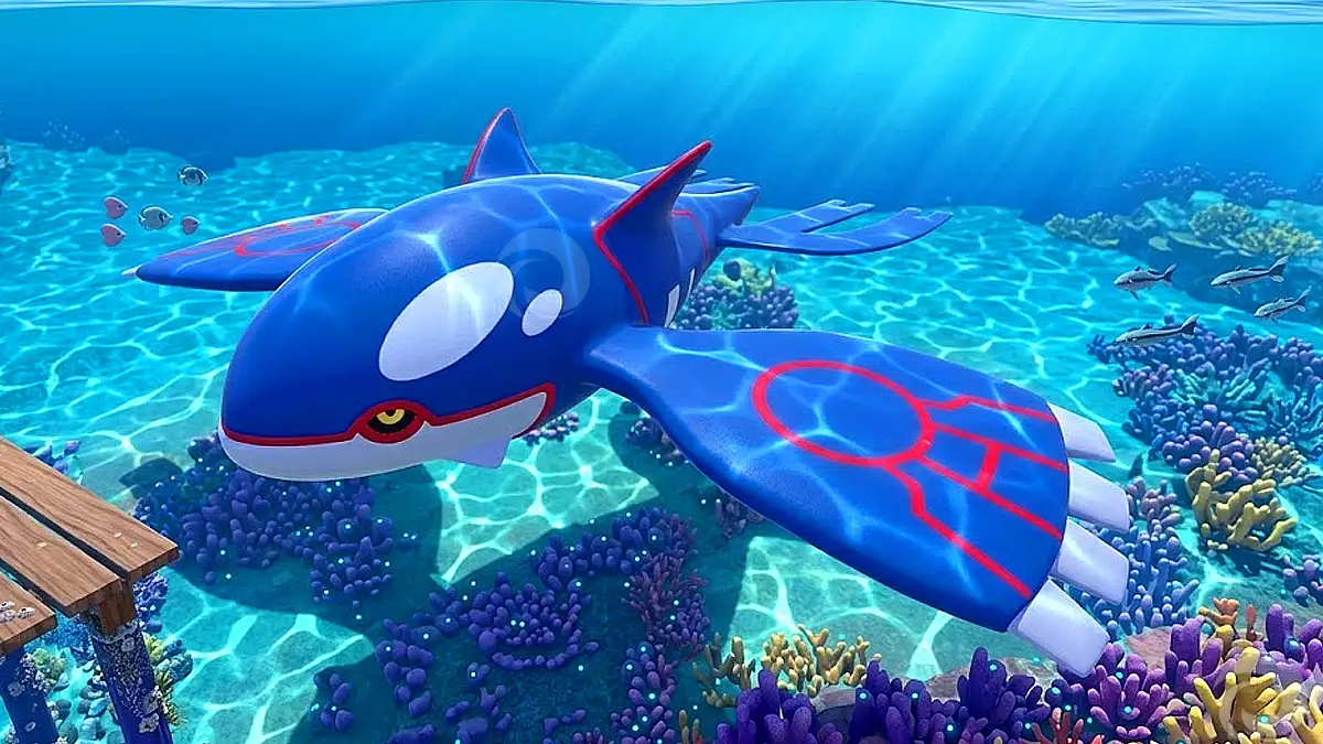 Habla con Kyogre para el paso final en Pokemon Pokopia