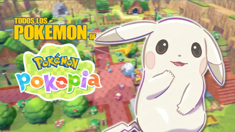 Lista con todos los Pokémon disponibles en Pokémon Pokopia