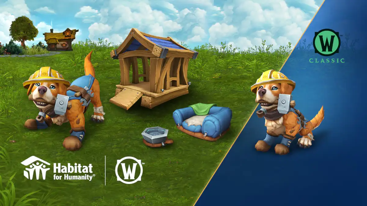 Pack de Rufus que forma parte del programa de mascotas solidarias de World of Warcraft 2026
