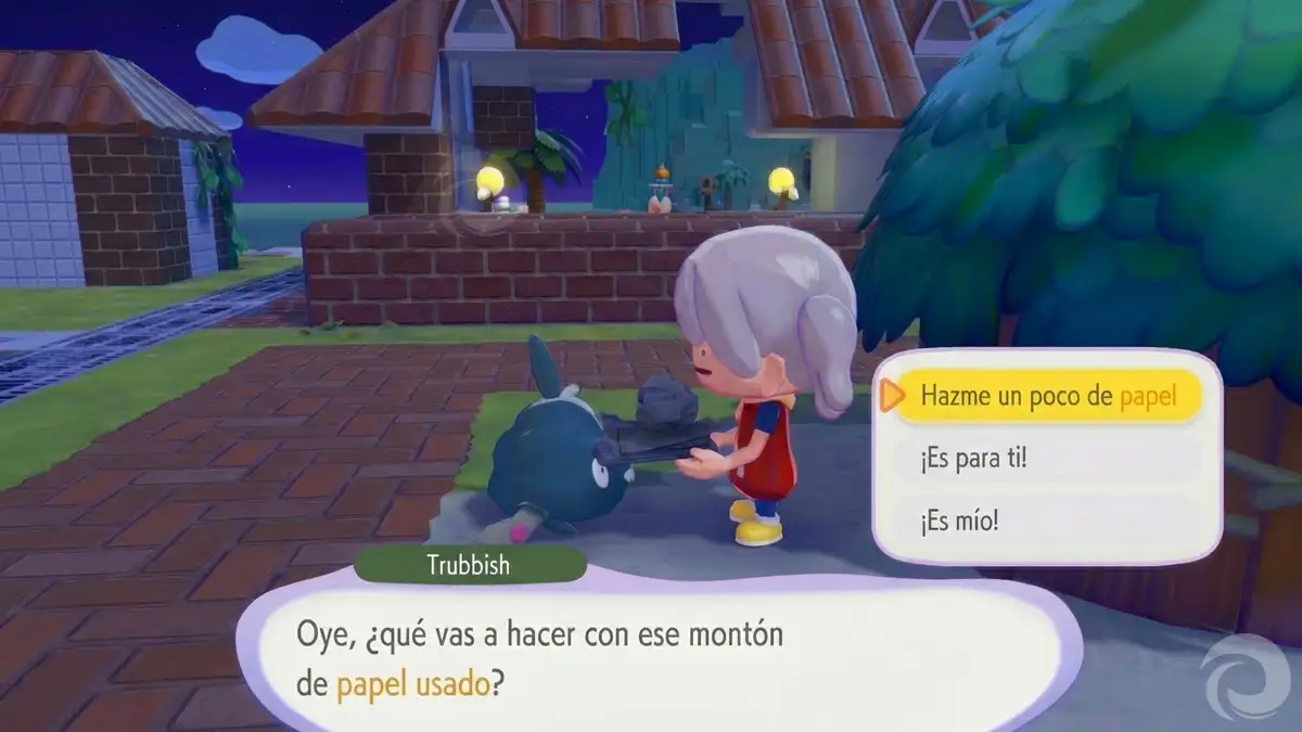 Para qué sirve el papel exactamente en Pokémon Pokopia