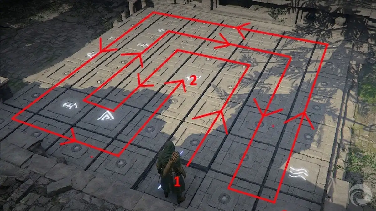 Cómo resolver el puzzle del Precipicio de los Ecos en Crimson Desert 3 Pasos para superar las ruinas del Precipicio de los Ecos en Crimson Desert. El arranque