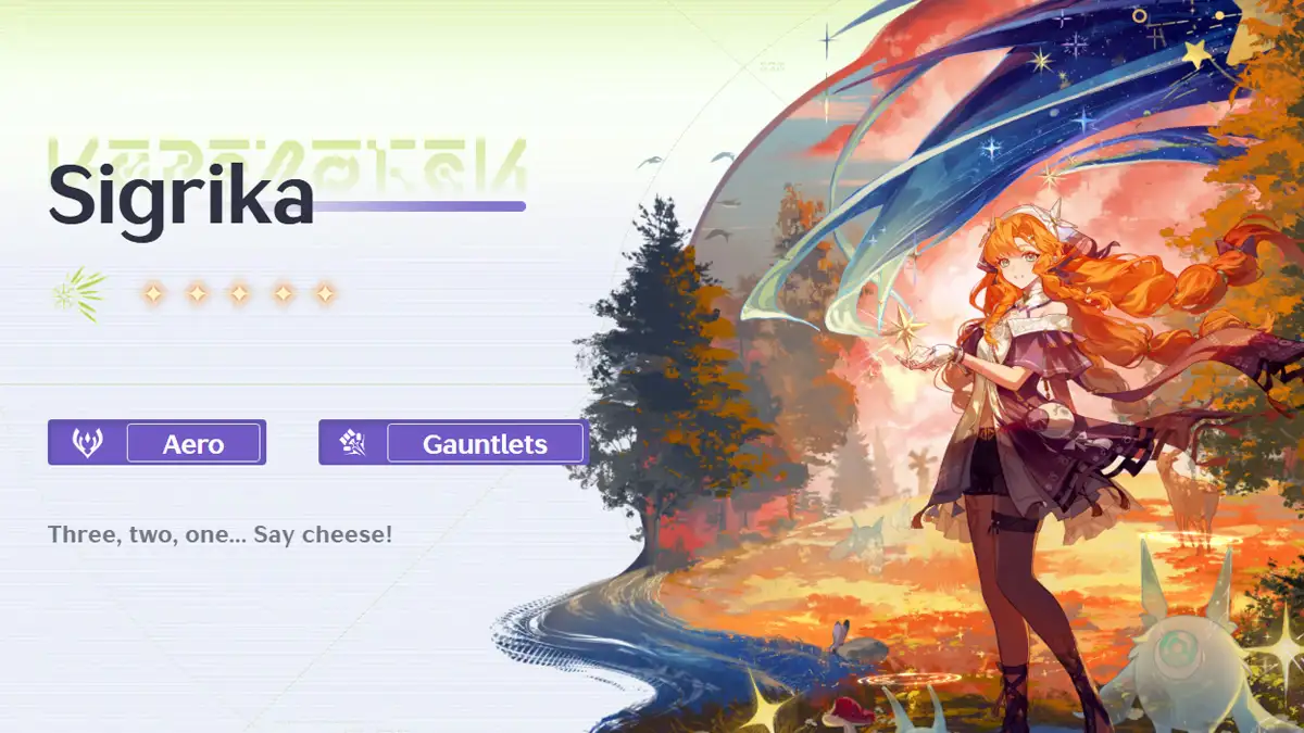 Todo el poder de Sigrika en la actualización 3.2 de Wuthering Waves