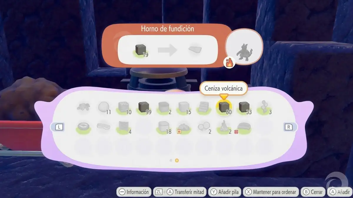 Cómo conseguir cristal en Pokémon Pokopia y para qué sirve 2 Usando el Horno de Fundición (el método definitivo)