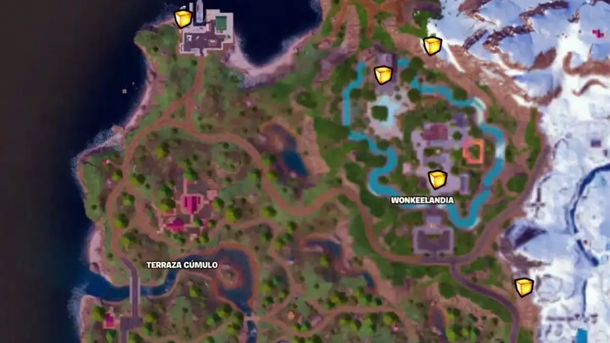 cubos del caos Wonkeelandia Fortnite