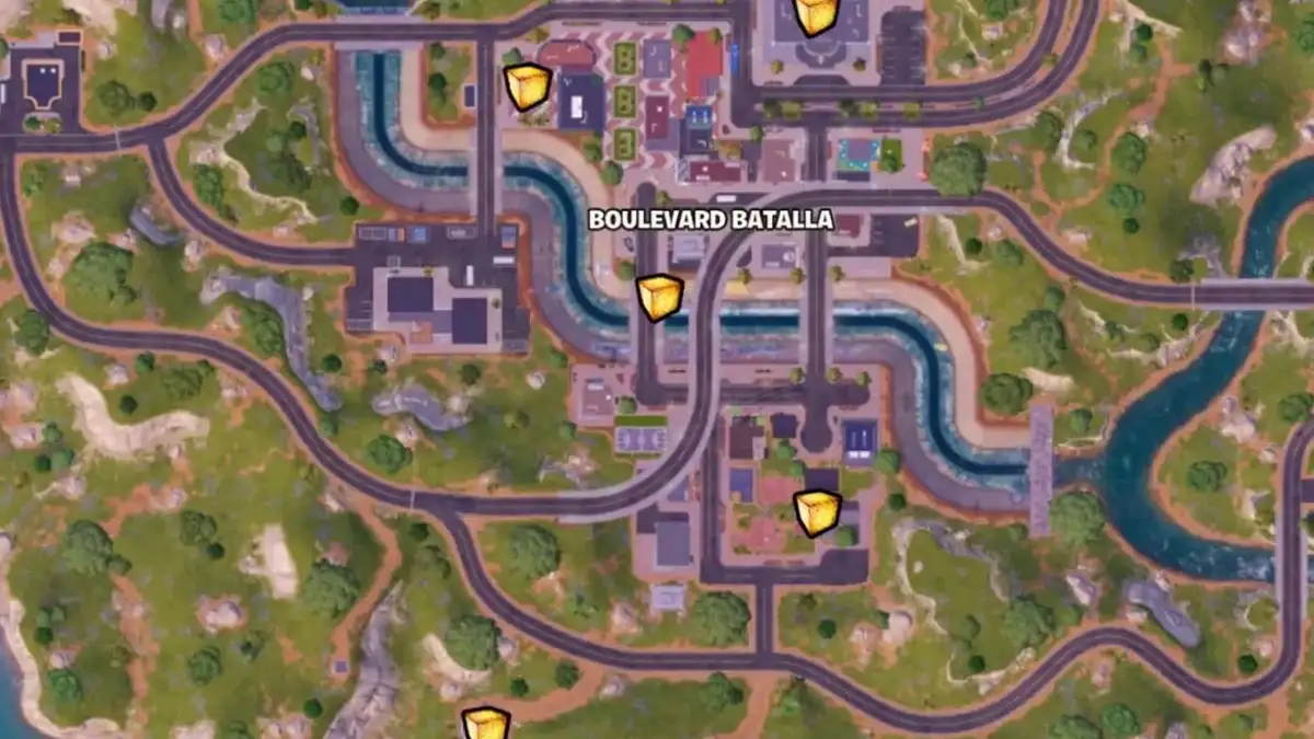 cubos del caos de Boulevard Batalla Fortnite
