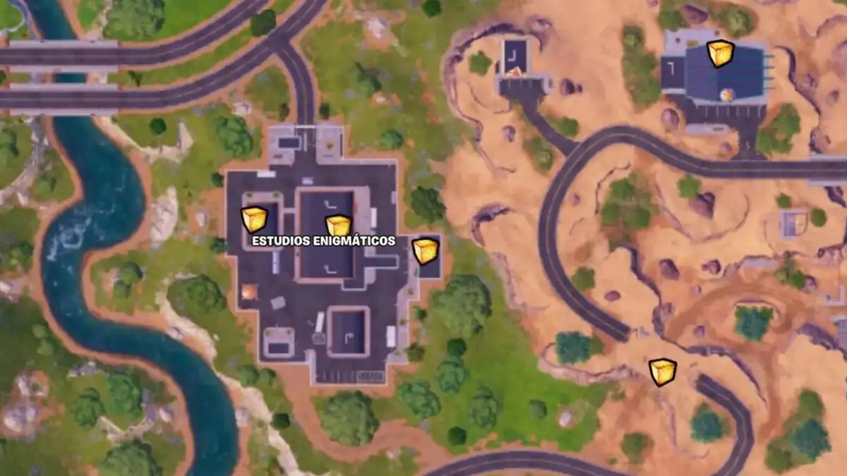 cubos del caos estudios enigmaticos Fortnite