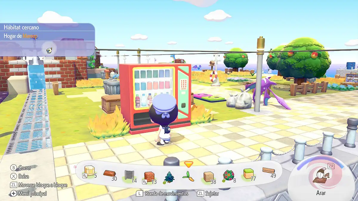 Guía de las máquinas expendedoras de Pokémon Pokopia