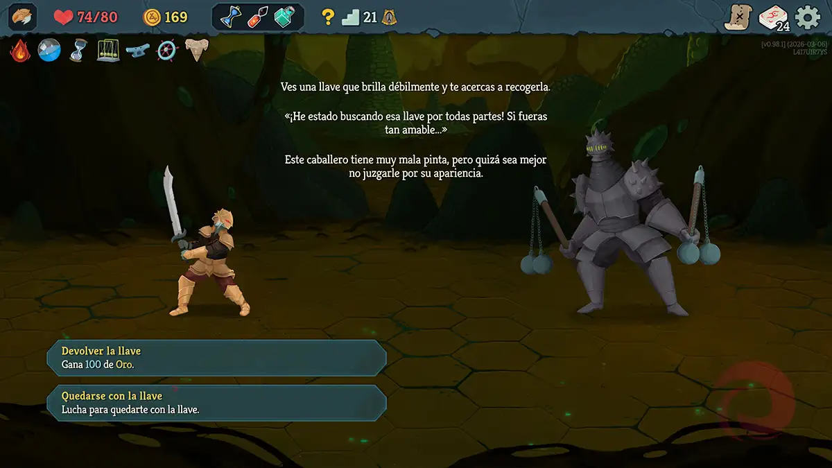 Qué elegir en el evento de la llave de Slay the Spire 2