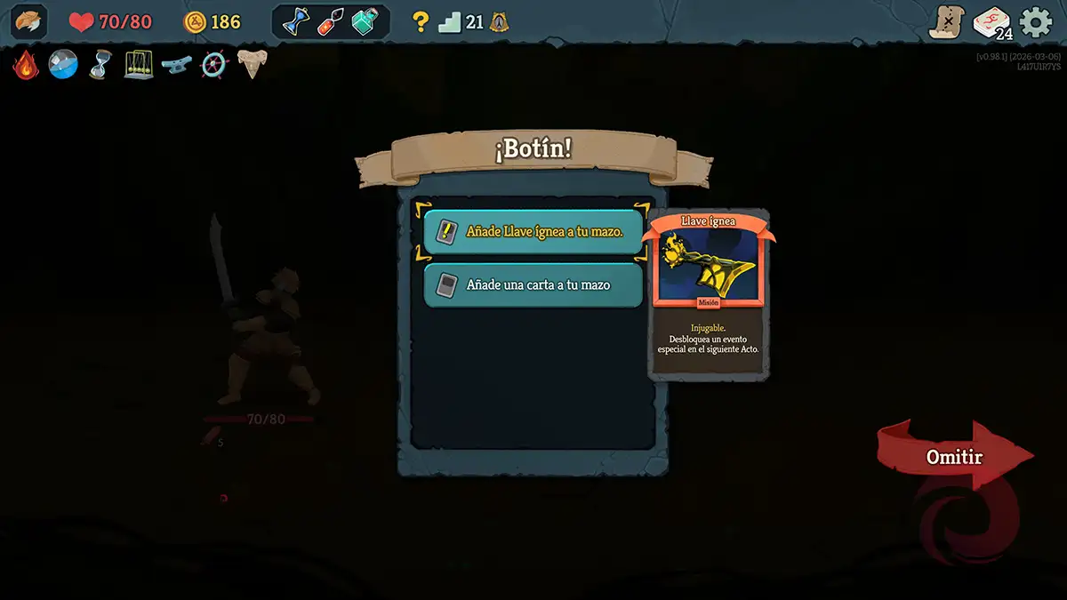 Qué elegir en el evento de la llave de Slay the Spire 2