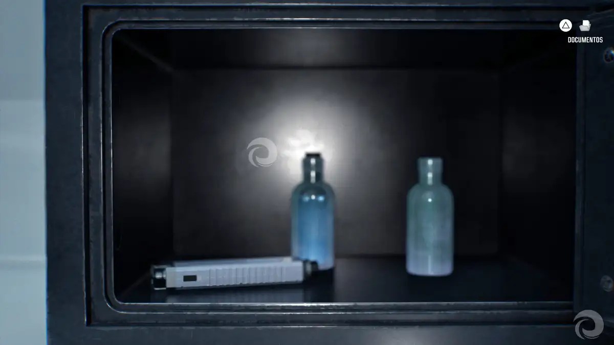 recompensa caja fuerte de la Sala de Control de Monitores en Resident Evil Requiem