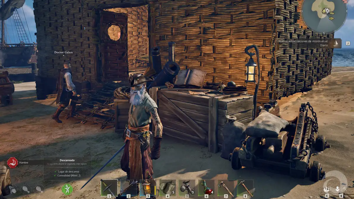 Dónde se fabrican los cañones en Windrose - Taller de Astillero de Windrose