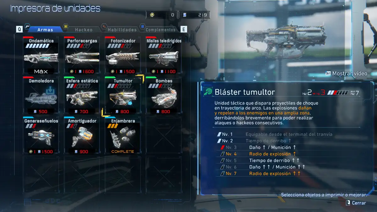 Bláster Tumultor Pragmata