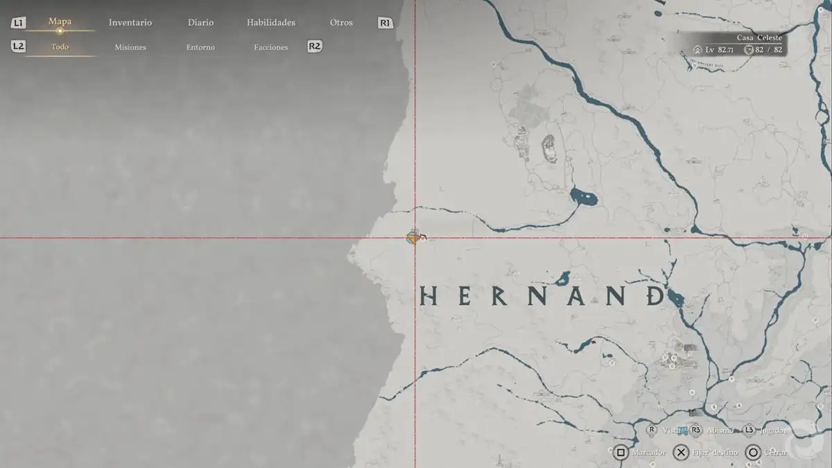 Capa de Sombras y el Set de Tariv en Crimson Desert