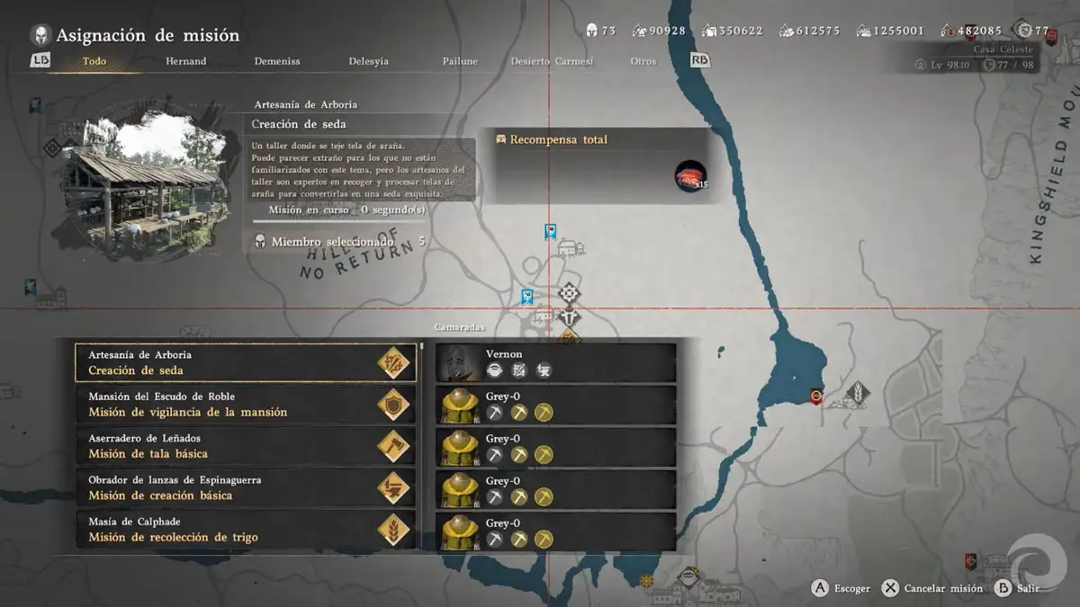 Cómo conseguir dinero con el campamento en Crimson Desert 3 Cómo conseguir dinero con el campamento en Crimson Desert