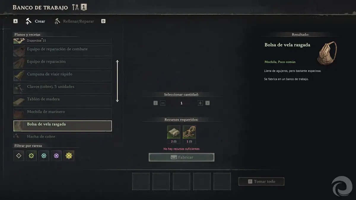 Cómo conseguir mochilas más grandes y mejorar tu espacio en Windrose