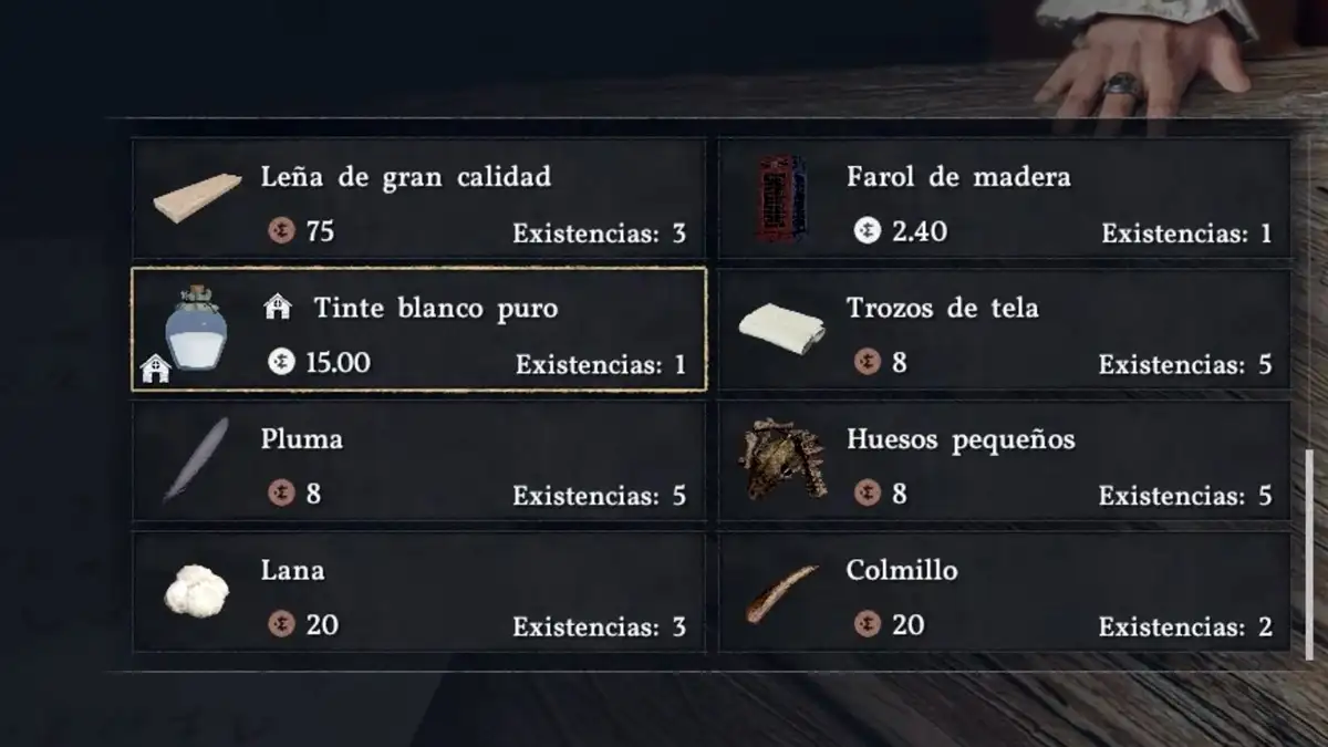 Cómo conseguir el tinte blanco puro en Crimson Desert