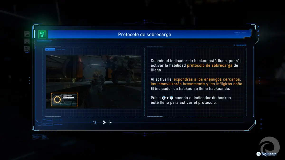 Cuándo usar el Protocolo de Sobrecarga de Diana en Pragmata