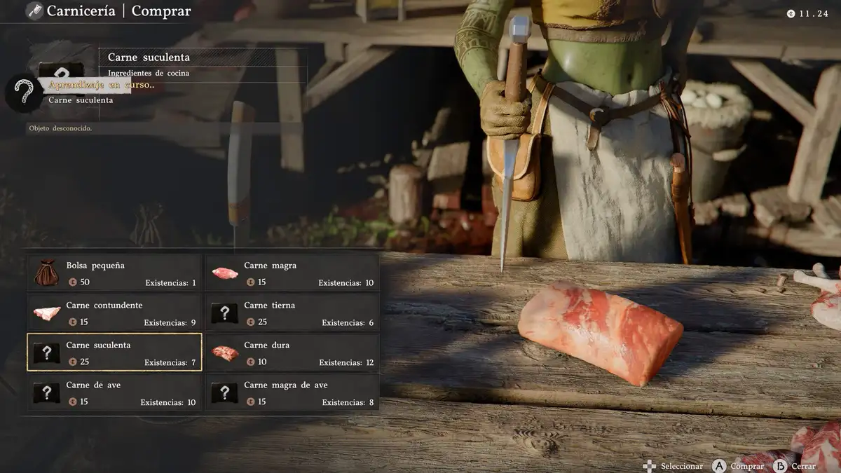 Dónde comprar carne suculenta en Crimson Desert