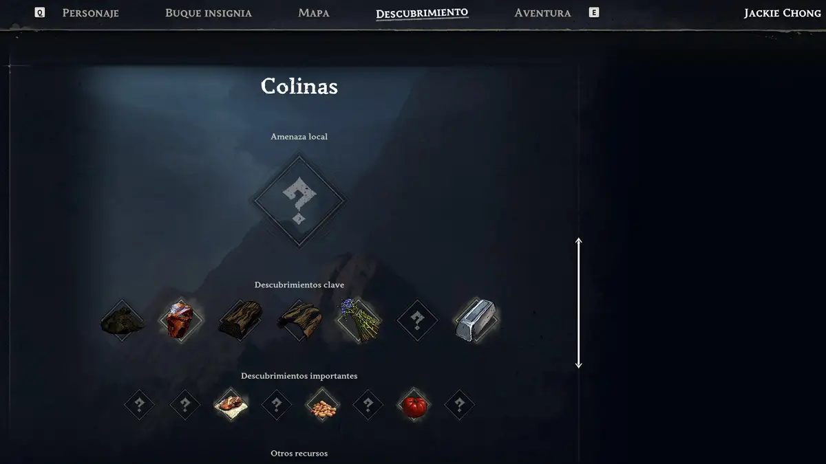 En qué bioma aparece el hierro en Windrose