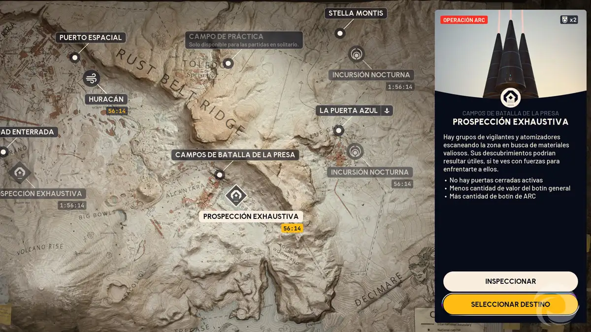 evento de Prospección Exhaustiva de ARC Raiders