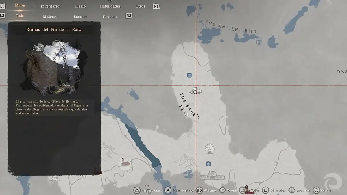 Cómo conseguir el equipo del abismo en Crimson Desert 2 Método 2: Farmea en las Ruinas del Fin de la Raíz