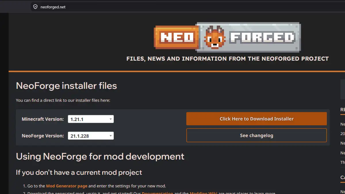 Guia instalacion Create Aeronautics manual descarga neoForge