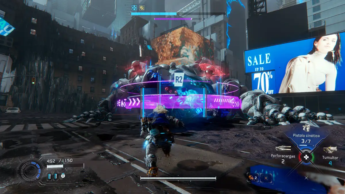 Los puntos débiles del segundo boss de Pragmata