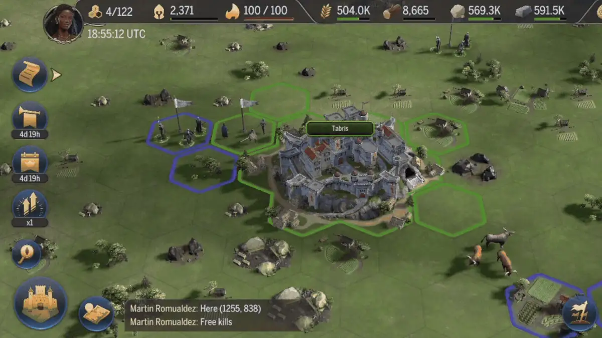 Game of Thrones: Dragonfire —fecha de lanzamiento, cómo registrarse y todo lo que sabemos 2 El mapa de Game of Thrones: Dragonfire dentro del juego