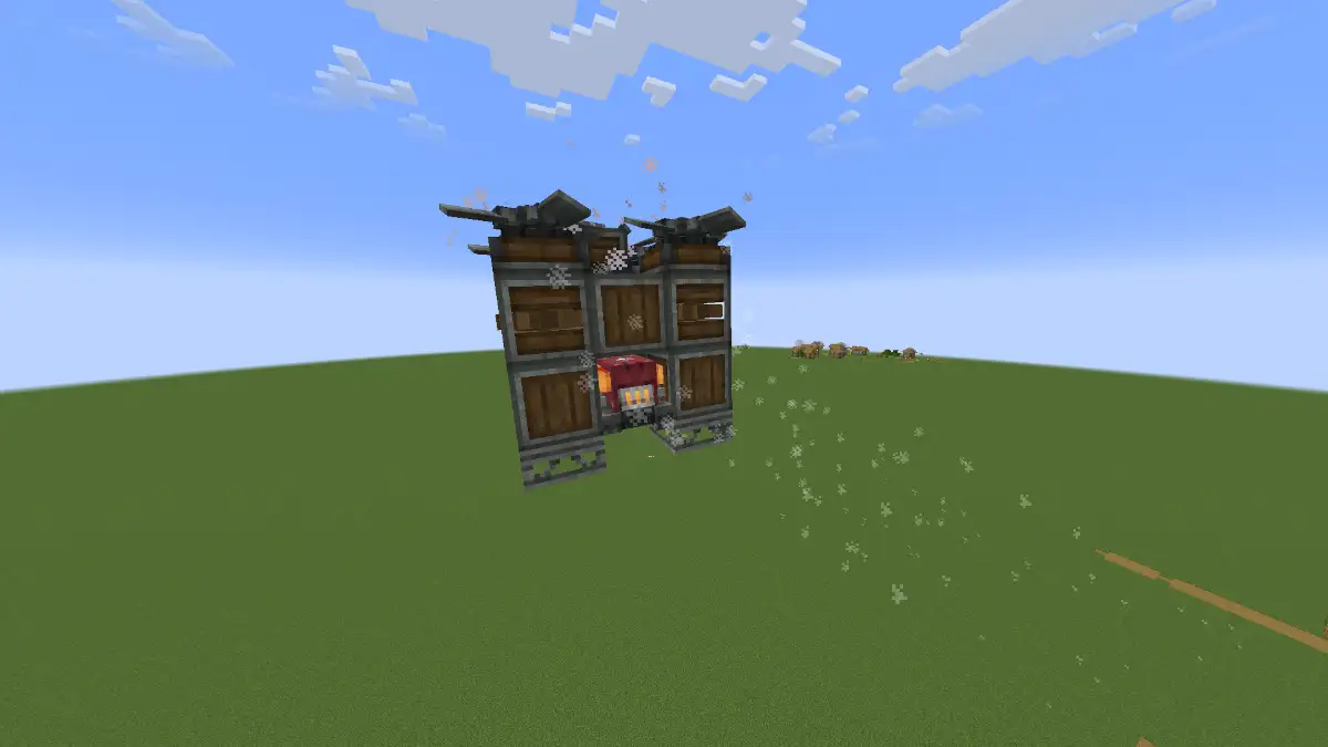 Minecraft Create Aeronautics dron