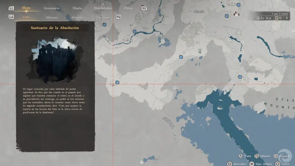 El infierno del Santuario de la Absolución en Crimson Desert 