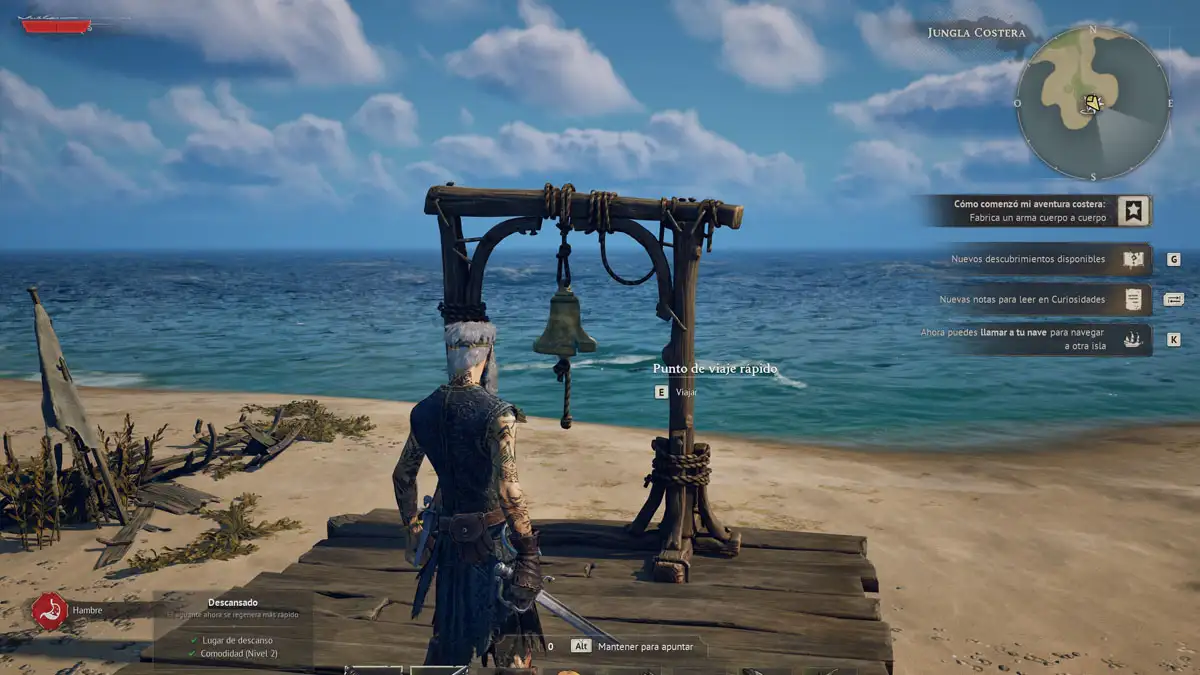 Los 5 objetos que debes fabricar primero en Windrose 4 Tienda de campaña para fijar tu punto de reaparición (para hacer viaje rápido en Windrose)