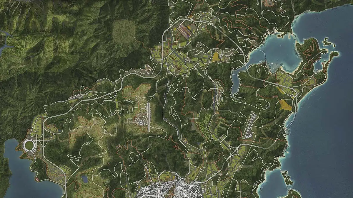 Cómo es el mapa de Forza Horizon 6: circuitos y localizaciones