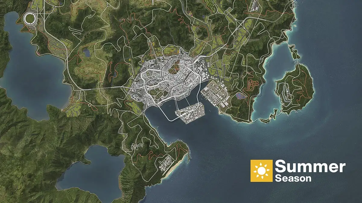 Cómo es el mapa de Forza Horizon 6: circuitos y localizaciones