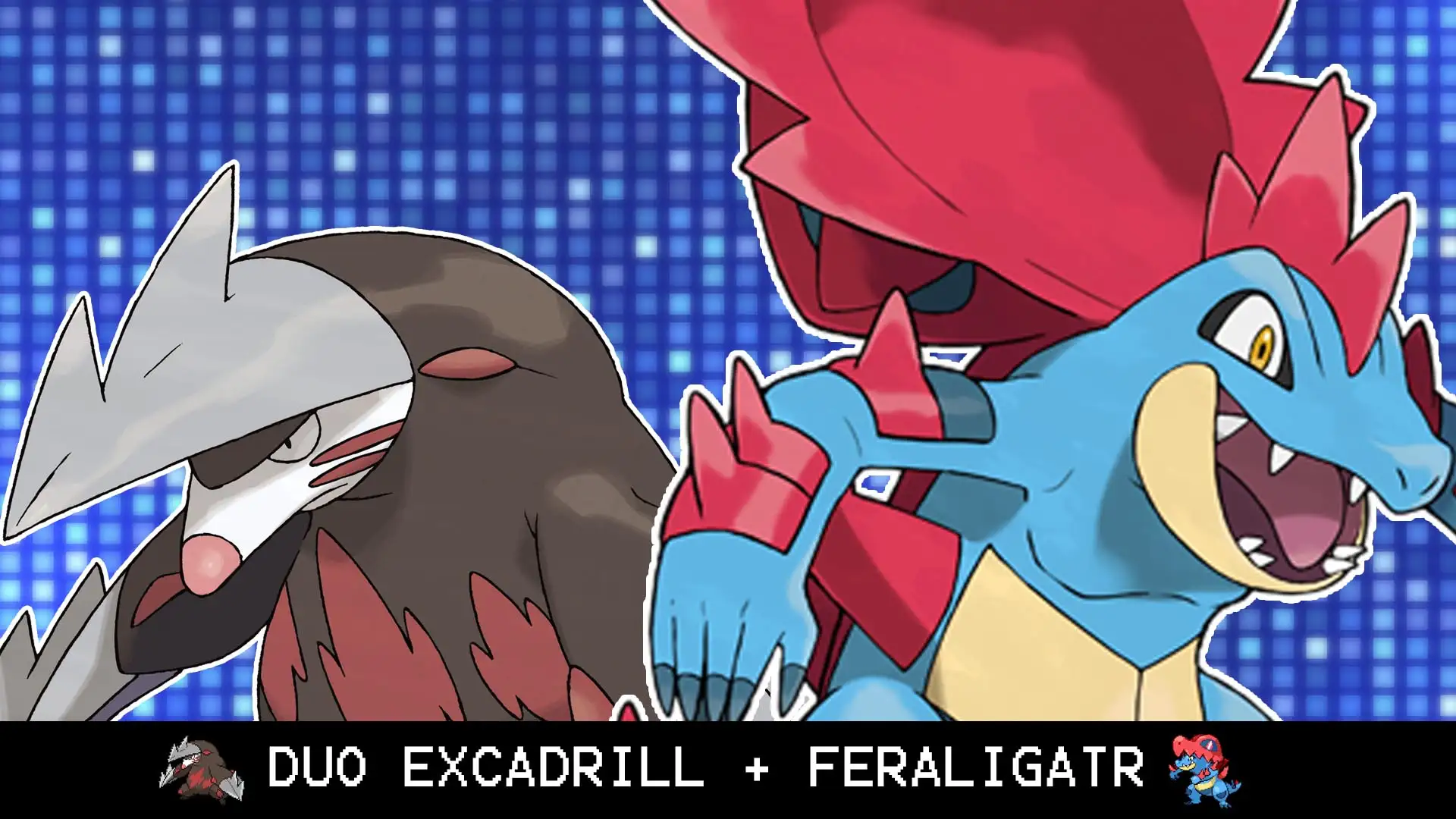 Estrategia ofensiva física en Pokémon Champions con Excadrill y Mega Feraligatr