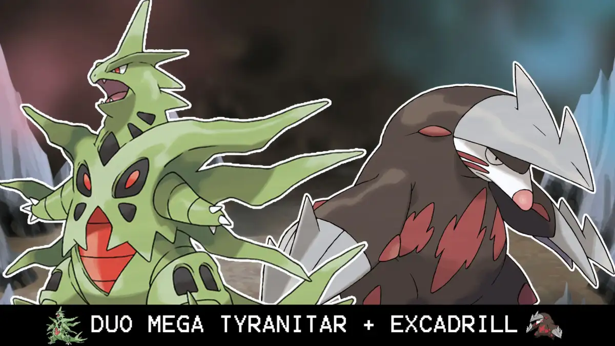 Guía de equipo Sand Rush en Pokémon Champions: Mega Tyranitar y Excadrill
