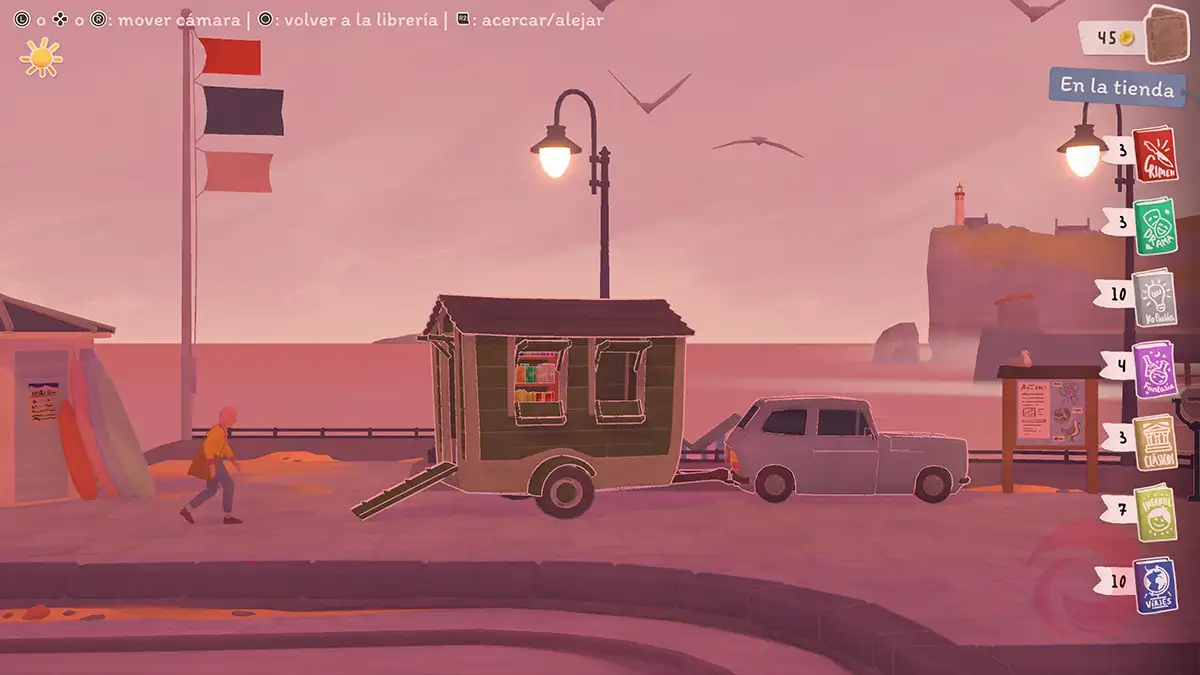 Análisis de Tiny Bookshop - una historia de empezar de nuevo en un relajado pueblo costero 1 Análisis de Tiny Bookshop para PS5