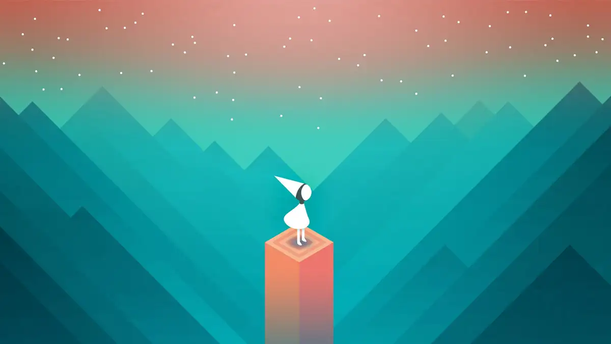 Escenario de Monument Valley representando la identidad visual del estudio Ustwo Games en plena crisis de la industria del videojuego