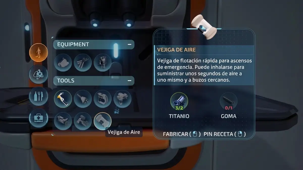 Cómo conseguir una Vejiga de aire en Subnautica 2