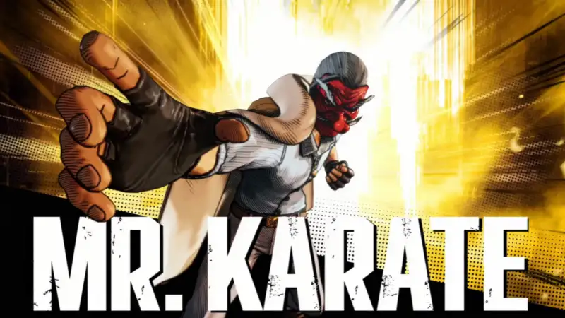 Cuándo sale Mr Karate en Fatal Fury City of the Wolves
