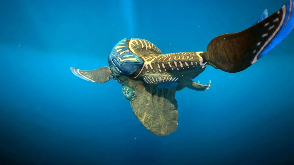 Todos los Leviatanes de Subnautica 2 y cómo sobrevivir a cada uno 3 El Leviatán Incubador de Alas Profundas, el único pacífico de Subnautica 2