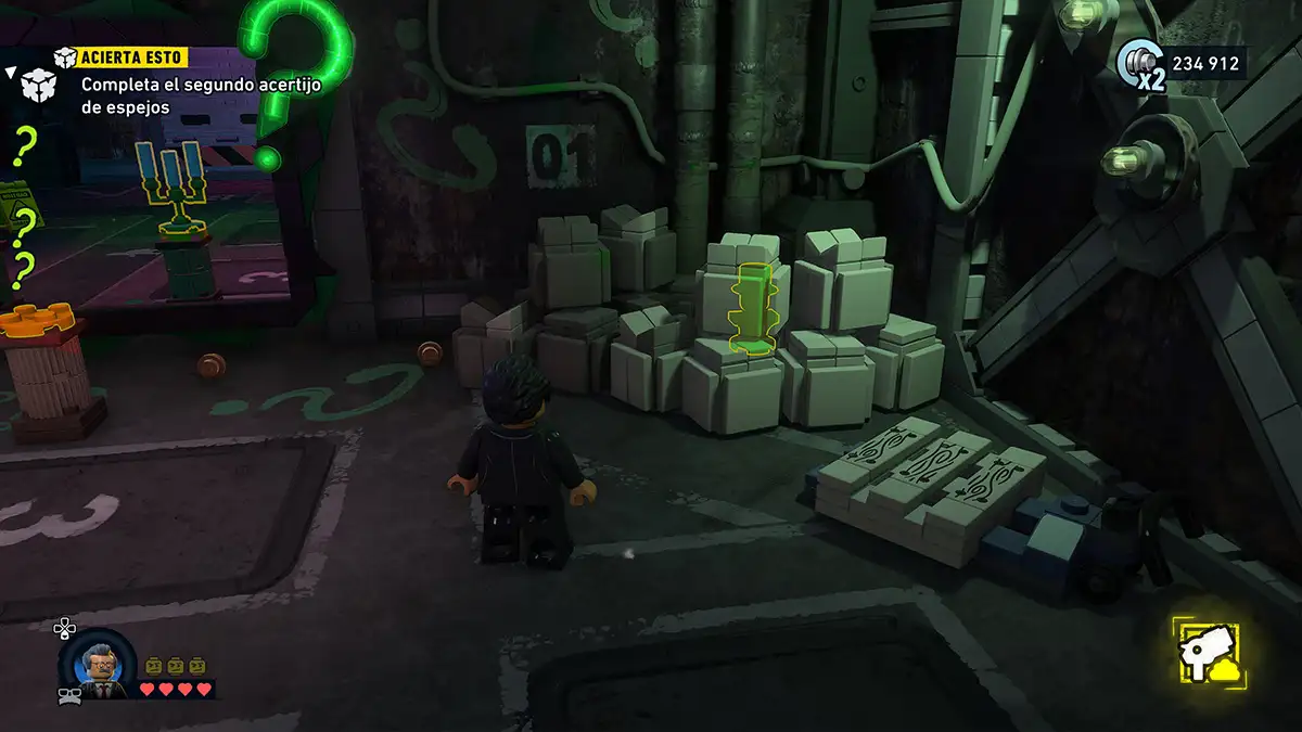 Cómo resolver el acertijo de espejos de Riddler en LEGO Batman: El legado del Caballero Oscuro 4 Cómo resolver el acertijo de espejos de Riddler en LEGO Batman