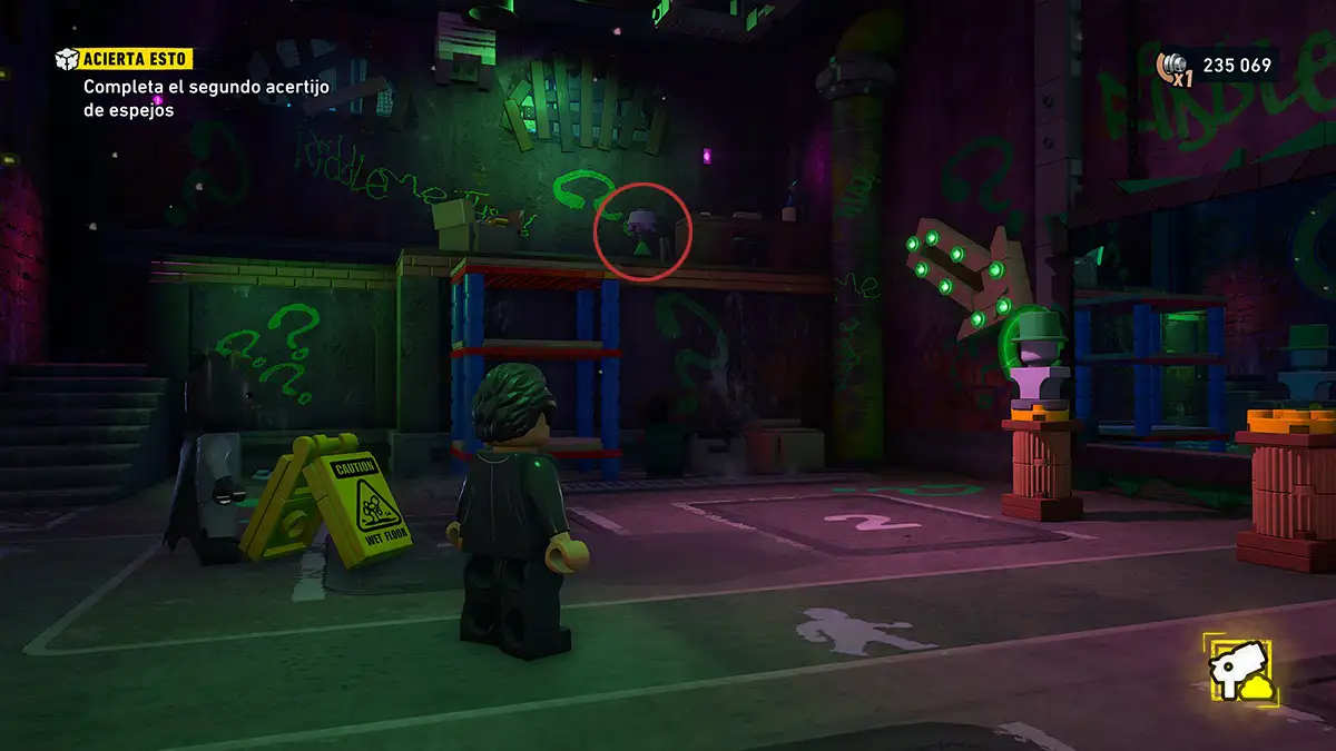 Cómo resolver el acertijo de espejos de Riddler en LEGO Batman: El legado del Caballero Oscuro 5 Cómo resolver el acertijo de espejos de Riddler en LEGO Batman