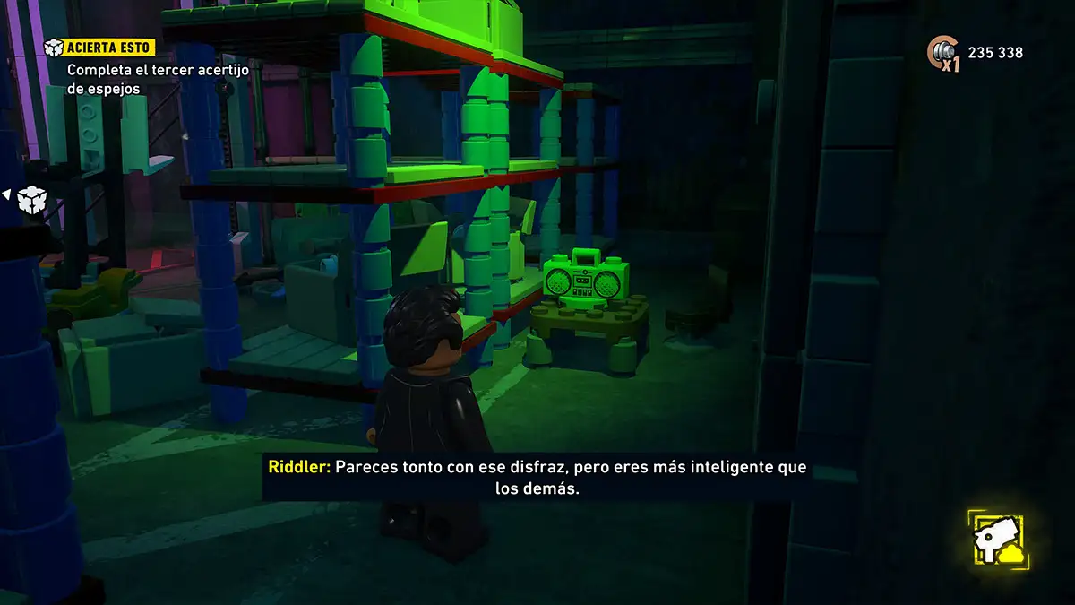 Cómo resolver el acertijo de espejos de Riddler en LEGO Batman: El legado del Caballero Oscuro 6 Cómo resolver el acertijo de espejos de Riddler en LEGO Batman
