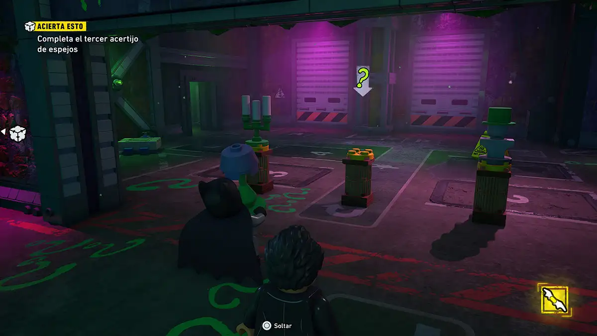Cómo resolver el acertijo de espejos de Riddler en LEGO Batman: El legado del Caballero Oscuro 7 Cómo resolver el acertijo de espejos de Riddler en LEGO Batman