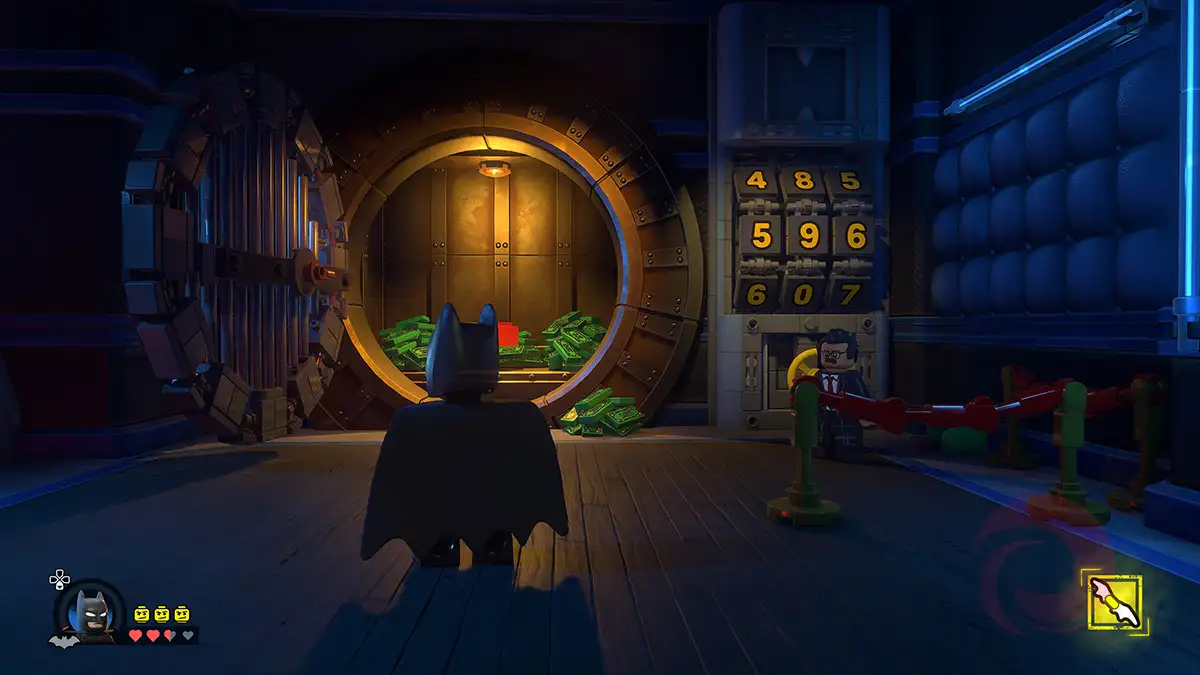 Cómo abrir la caja fuerte de la Sala Iceberg en LEGO Batman