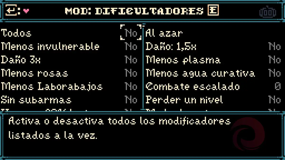 Cómo activar los modificadores en Mina the Hollower