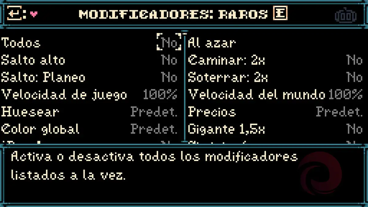 Cómo activar los modificadores en Mina the Hollower